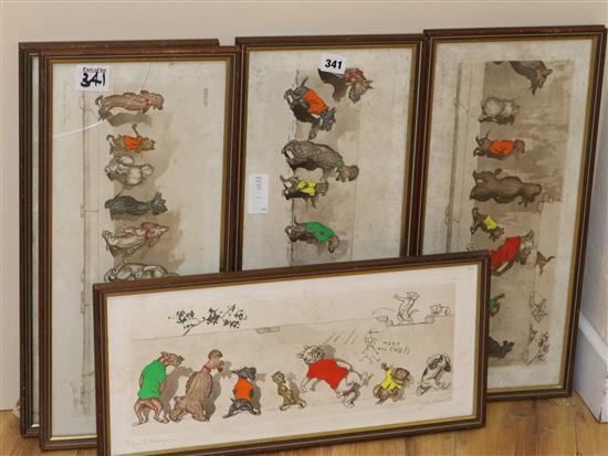 Five Boris OKleins Dirty Dogs of Paris